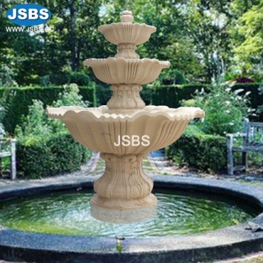 Cream Marble Fountain, JS-FT012