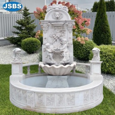 Marble White Wall Fountain, JS-FT219