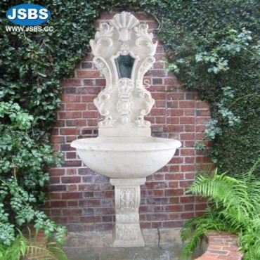 White Marble Wall Fountain, JS-FT047