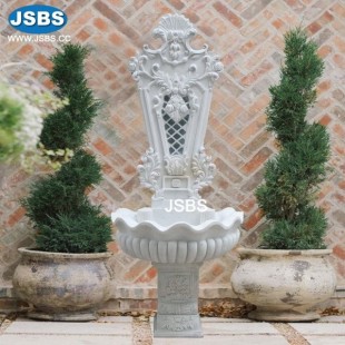 White Marble Wall Fountain, JS-FT048