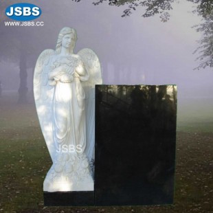 Angel Statue Headstone, JS-C286