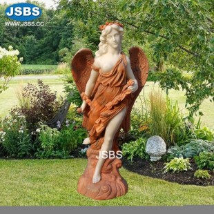 Colorful Angel Headstone, JS-C075