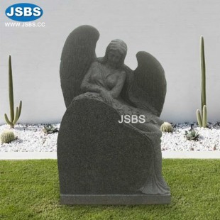 Granite Angel Heart Headstone, JS-C288B