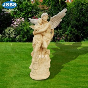 Beige Marble Large Statue Monument, Beige Marble Large Statue Monument