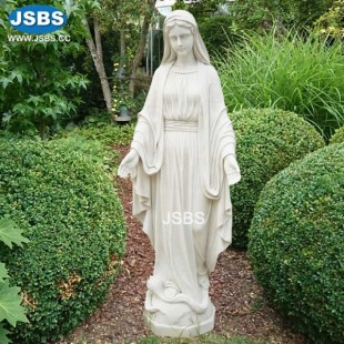 Marble Mary Headstone, JS-C005