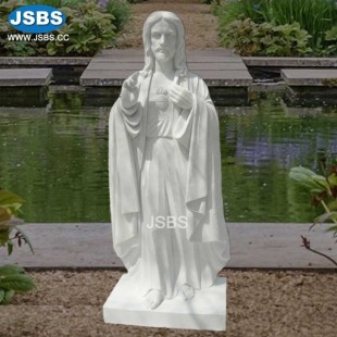 Marble Jesus Gravestone, JS-C099