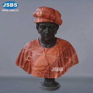 Marble African Bust, JS-B048