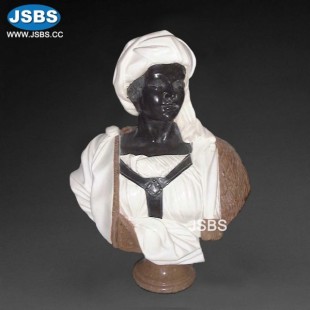 Marble African Bust, JS-B087