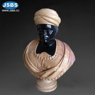 Marble African Bust, JS-B088