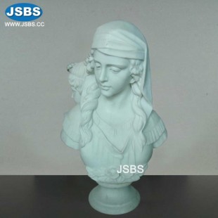 Marble Mother with Child Bust, JS-B034
