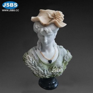 Marble Girl Bust Statue, JS-B005B