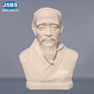 Chinese Marble Male Bust, JS-B107
