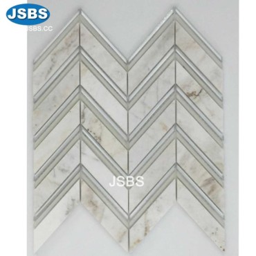 Chevron stone mosaic patterns, JS-MS029