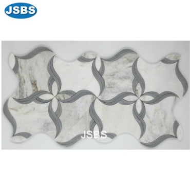 marble mosaic tiles for backsplash, JS-MS038B
