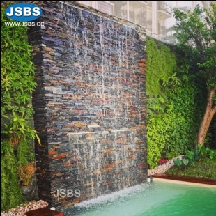 Stone Veneer Wall Fountain, JS-SC009