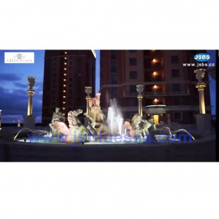 Famous Trevi Fountain in Kazakhstan