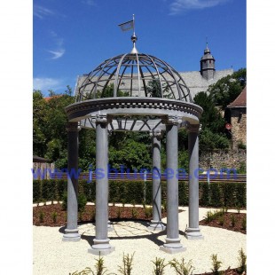 Grey Marble Column Gazebo Project for Germany