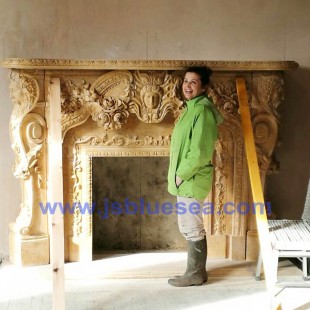 Castle Restore Marble Fireplace Project in UK