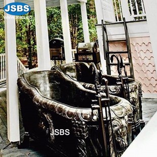 JSBS Star Project – Black Marble King Lion Head Bath Tub for US