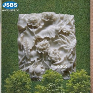 Carved Marble Relief, JS-RF091