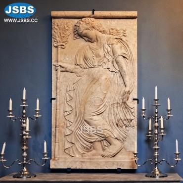 Marble Roman Maenad Relief, JS-RF030