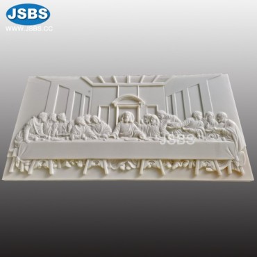 The last supper Marble Relief, JS-RF072