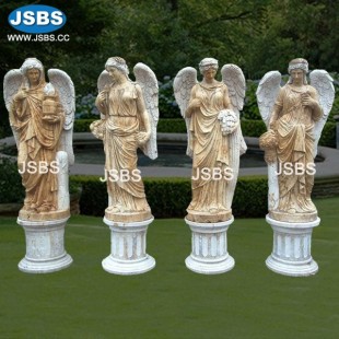 Angels Marble Statue Set, Angels Marble Statue Set