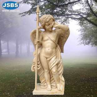 Marble Cherub Statue, JS-C056B