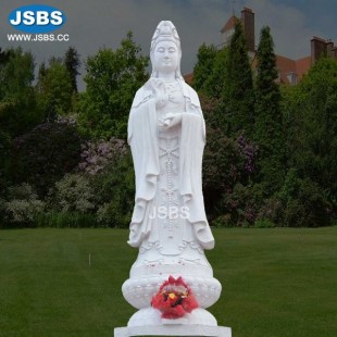 White Marble Buddha Statue, JS-C232