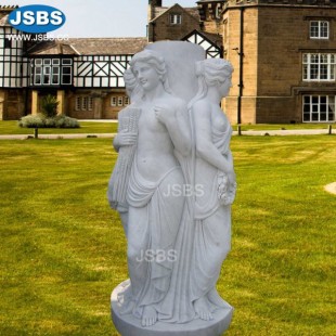 Three Graces Marble Statue, JS-C065