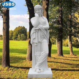 Life Size Stone Lady Statue, JS-C019