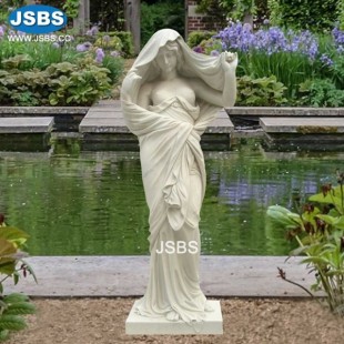Marble Veiled Lady Statue, Marble Veiled Lady Statue
