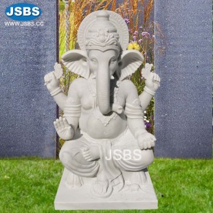 Natural Stone Ganesha God Murti Statue, JS-C415