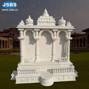 Indian Hindu White Marble Temple Designs, JS-OM055