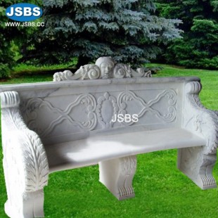 Carved Marble Bench, Carved Marble Bench