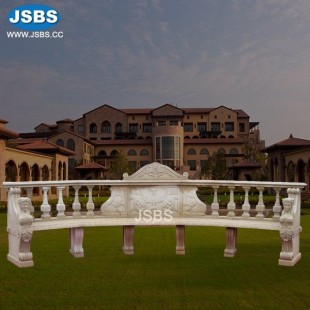 Garden Red Marble Bench, JS-T009