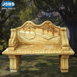 Hand Carved Bench, JS-T060