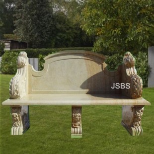 Hand Carved Marble Bench, JS-T068