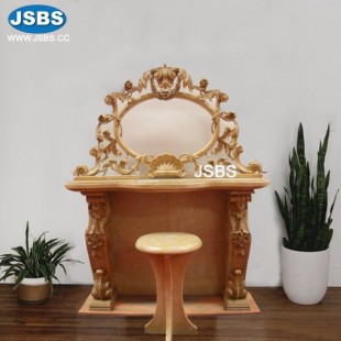 Hand Carved Marble Dressing table, JS-T094