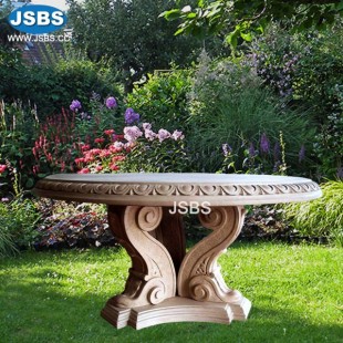 Carved Marble Table, JS-T045