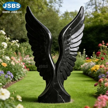 Black Winged Sculpture, js-as157