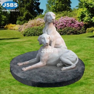 Marble Dog Sculpture, Marble Dog Sculpture