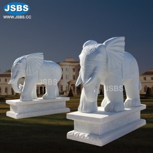 Marble Elephant Sculpture, Marble Elephant Sculpture