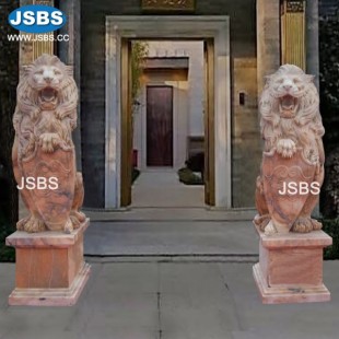 Marble Lion Sculpture, JS-AN049