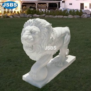 Marble Lion Sculpture, Marble Lion Sculpture