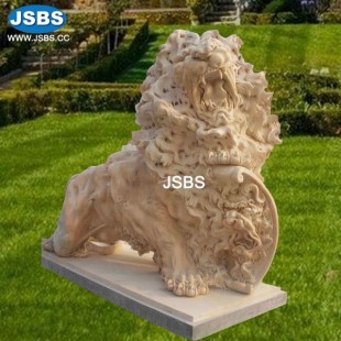 Marble Lion Sculpture, Marble Lion Sculpture