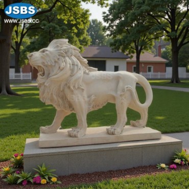 Marble Lion Sculpture, JS-AN132B
