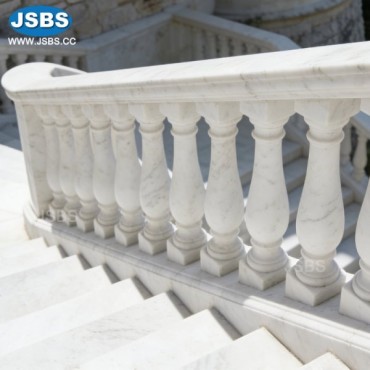 White Marble Handrail, JS-BS092