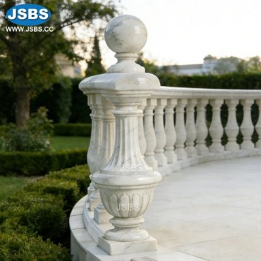 White Marble Balustrade, JS-BS093