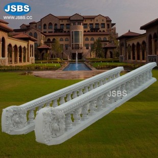 White Marble Balustrade, White Marble Balustrade